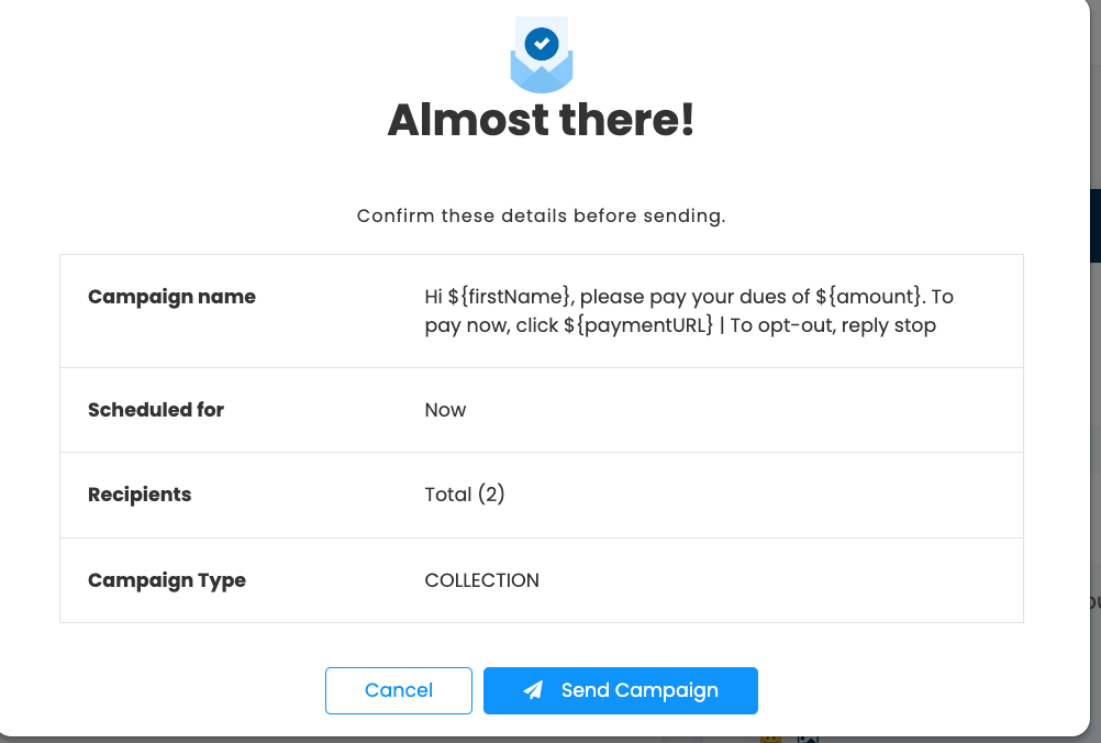 How to send out SMS Invoices with CloudContactAI