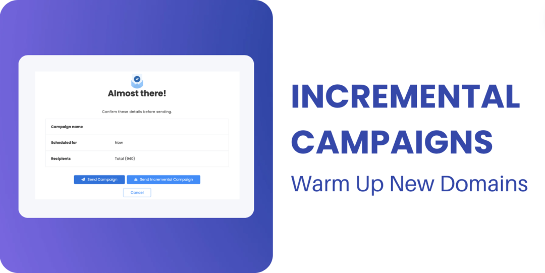 incremental email campaigns