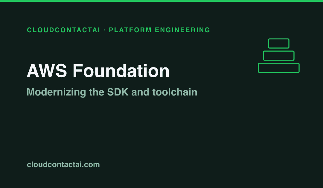 The Unseen Work: Modernizing CloudContactAI’s AWS Foundation
